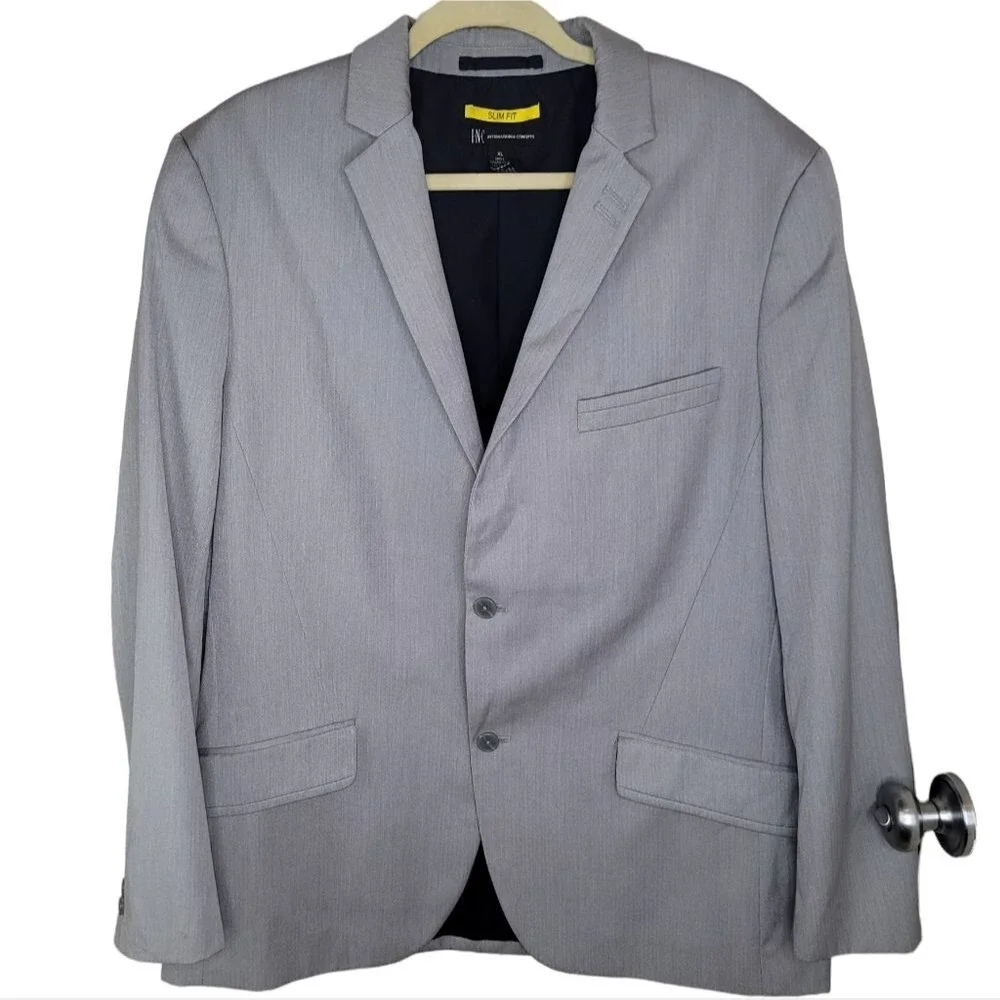 Inc International Concepts slim fit blazer suit jacket size XL